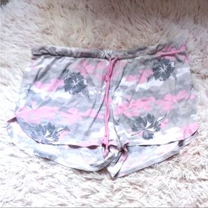 Floral booty shorts